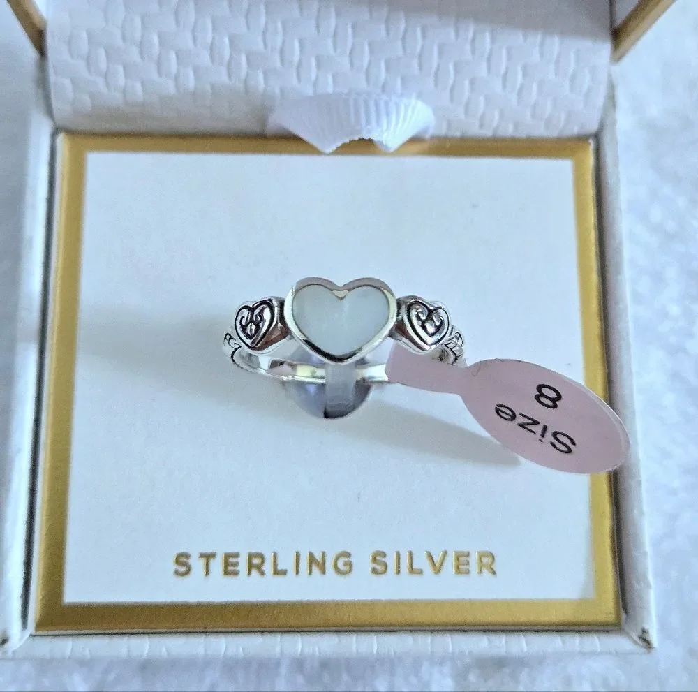 Annika Witt Sterling Silver🤍 Triple3️⃣ Heart❤ Ring💍 - NWT